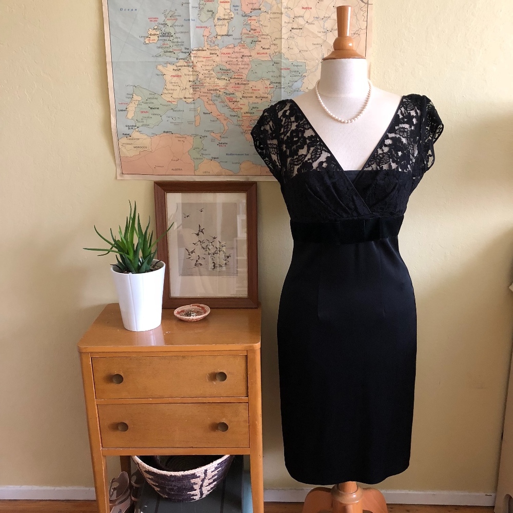 Mad Men Style Little Black Dress